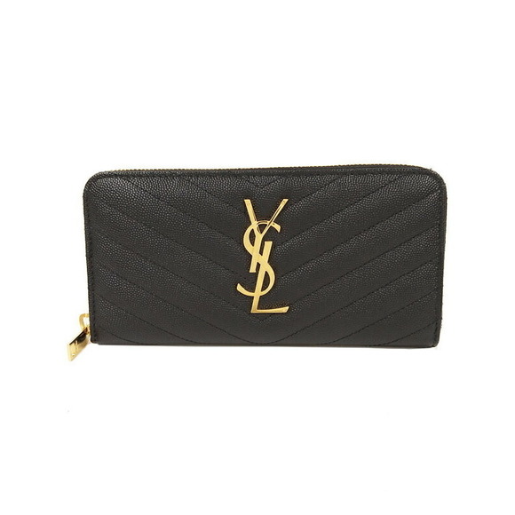 Saint Laurent Zip Full Wallet Paris Monogram - Picture 1 of 5